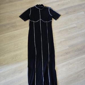 Fashion nova short Sleeve Black dress